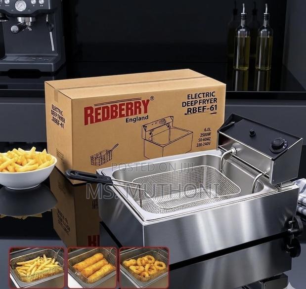 6 L Redberry Electric Deep Fryer