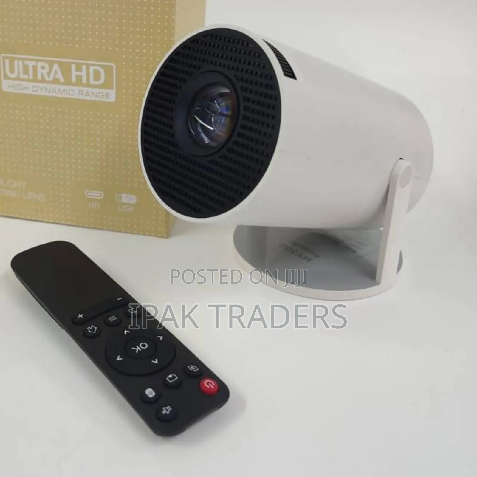 Pro Smart Portable Projector With a Rotatable Stand