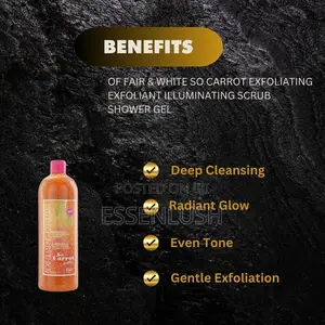 Original Fair White So Carrot Shower Gel - Even Tone No Dark Knuckles
