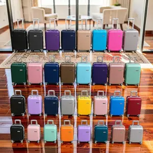 Smooth Wheels Travel 3-in-1 Unbreakable Rubber Plastic Suitcase Bags