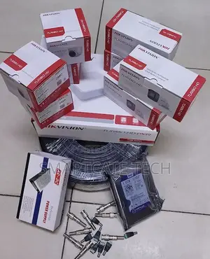 Hikvision 8CH CCTV Security Package – Cameras, DVR Accessories