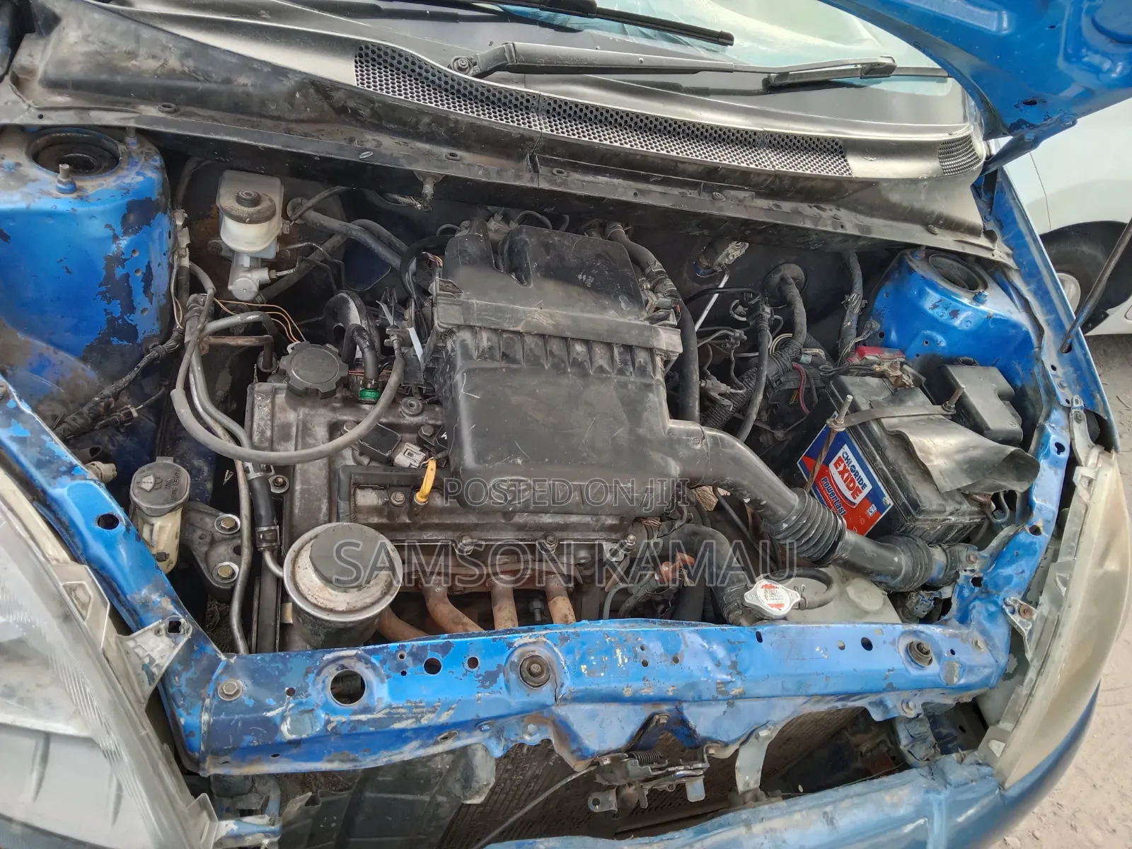 Toyota Vitz 2002 Blue