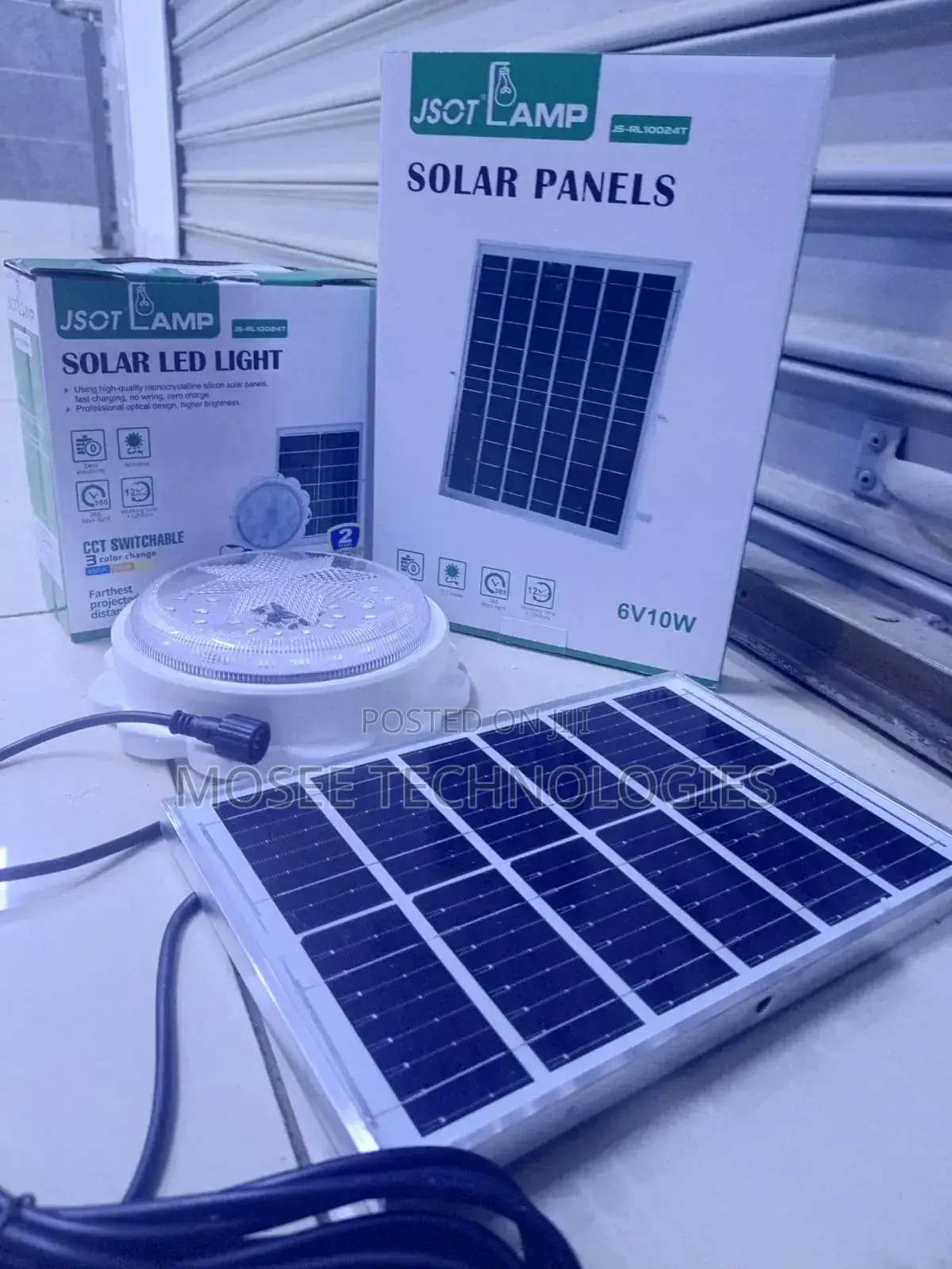 100W Solar Powered LED Ceiling Lamp – Energy Saving