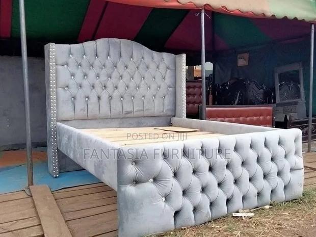 5 by 6 Light Grey Beds + Free Delivery