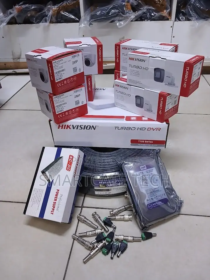 Hikvision CCTV Full Kit 8CH – 8 Cameras for Home Business Security