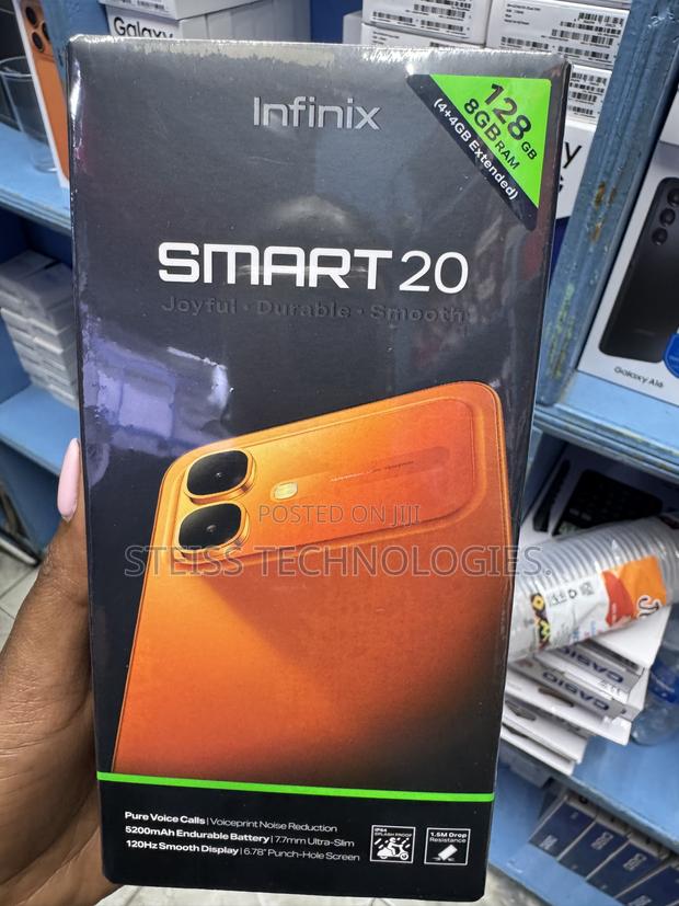 New Infinix Smart 20 128 GB Black