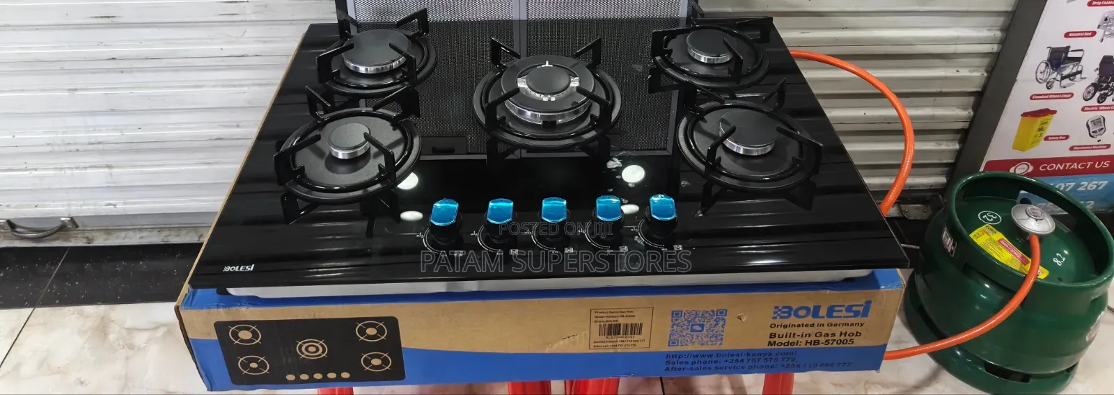 Bolesi Built-in Gas Hob Cooker Model: HB-57005
