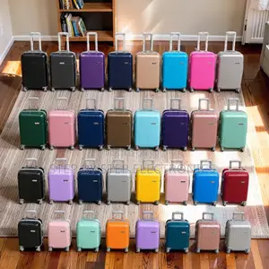 Strong Handles Durable 3-in-1 Unbreakable Rubber Plastic Suitcase Bags