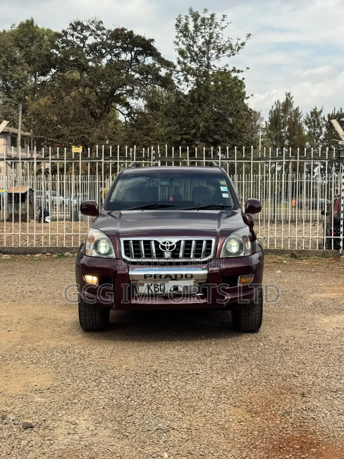 Toyota Land Cruiser Prado 3.0 D-4D 5dr 2004 Maroon