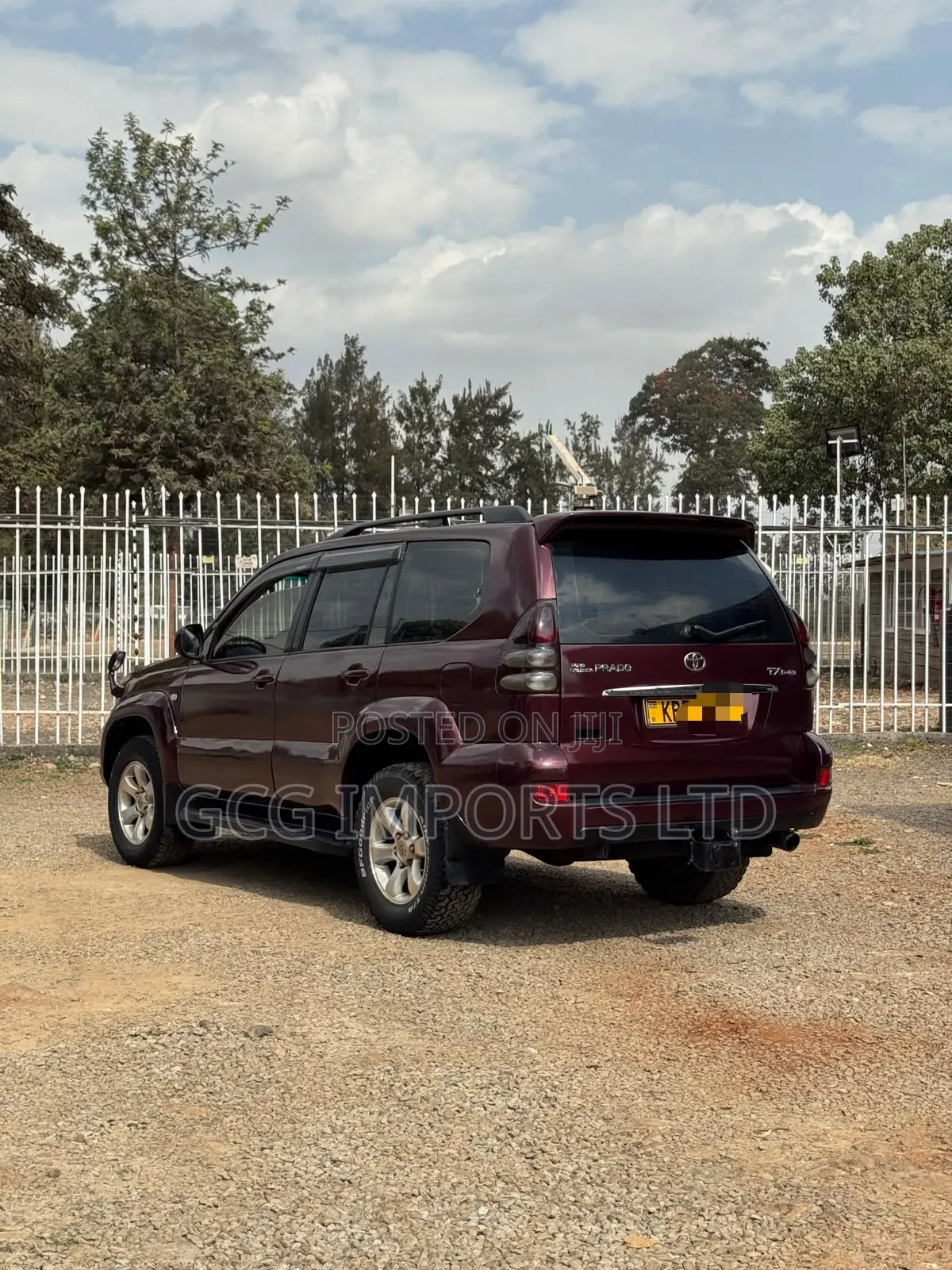 Toyota Land Cruiser Prado 3.0 D-4D 5dr 2004 Maroon