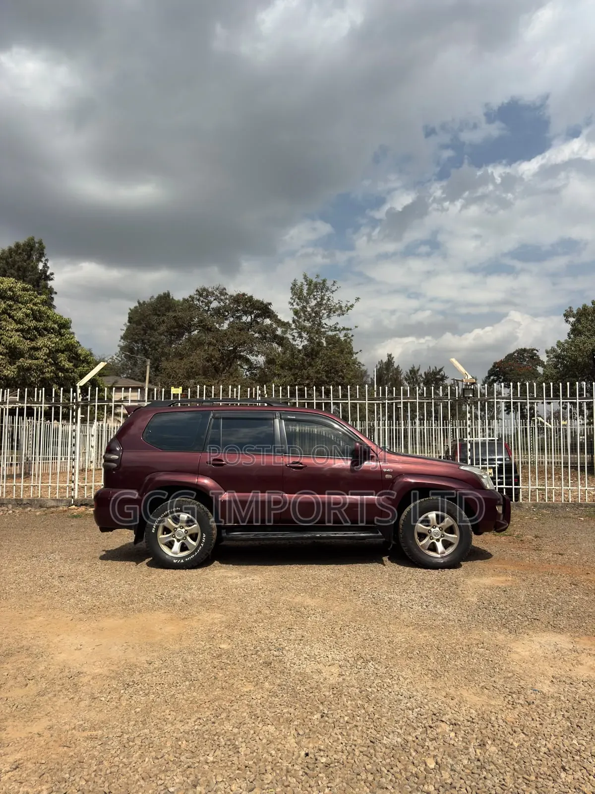 Toyota Land Cruiser Prado 3.0 D-4D 5dr 2004 Maroon