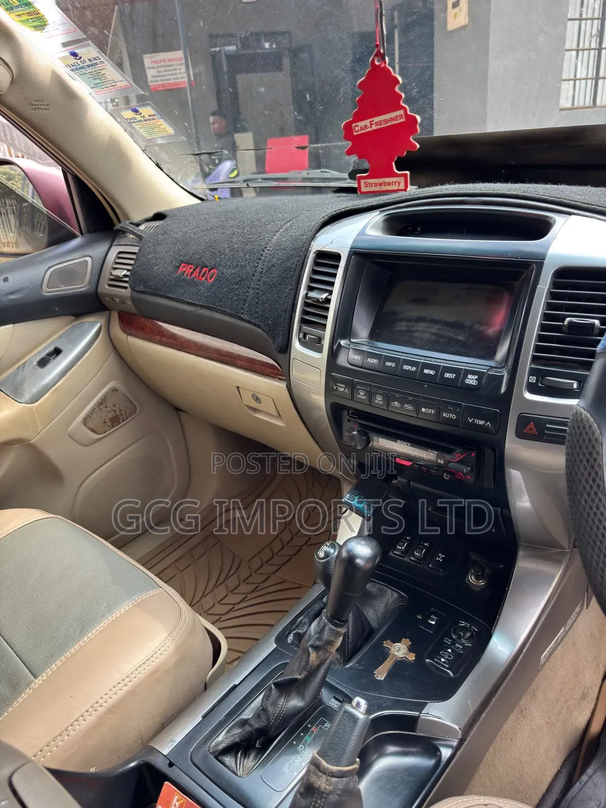 Toyota Land Cruiser Prado 3.0 D-4D 5dr 2004 Maroon