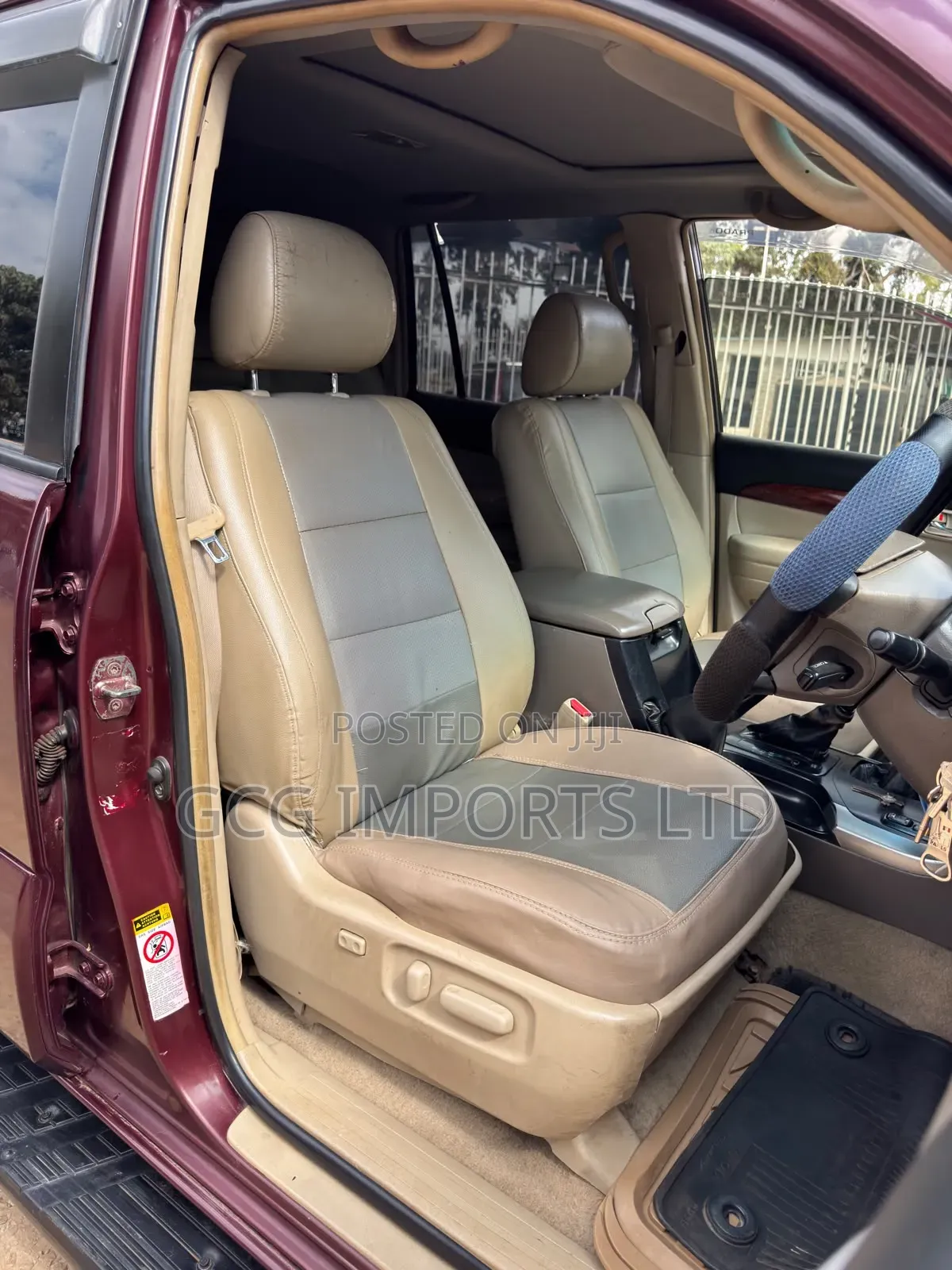Toyota Land Cruiser Prado 3.0 D-4D 5dr 2004 Maroon