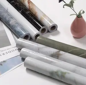 Natural Marble Effect Wallpaper- Peel Stick