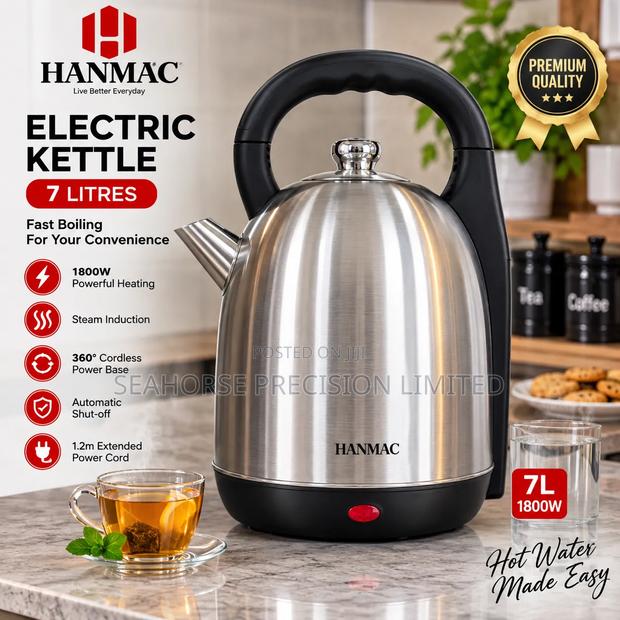 HANMAC 7L Electric Kettle – 1800W - thumbnail 2