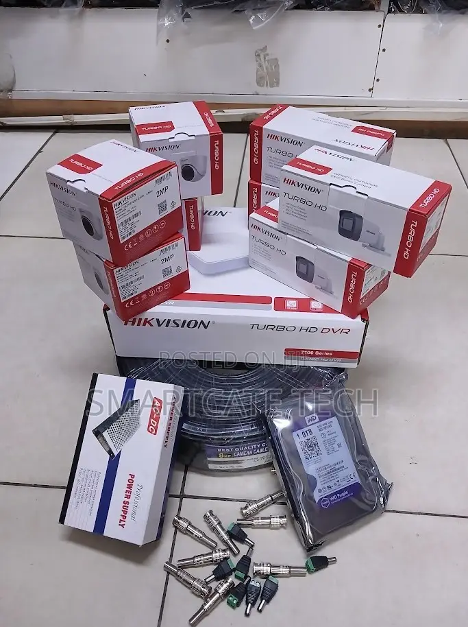 Hikvision 8 Camera HD Security Kit – Complete CCTV Surveillance Set