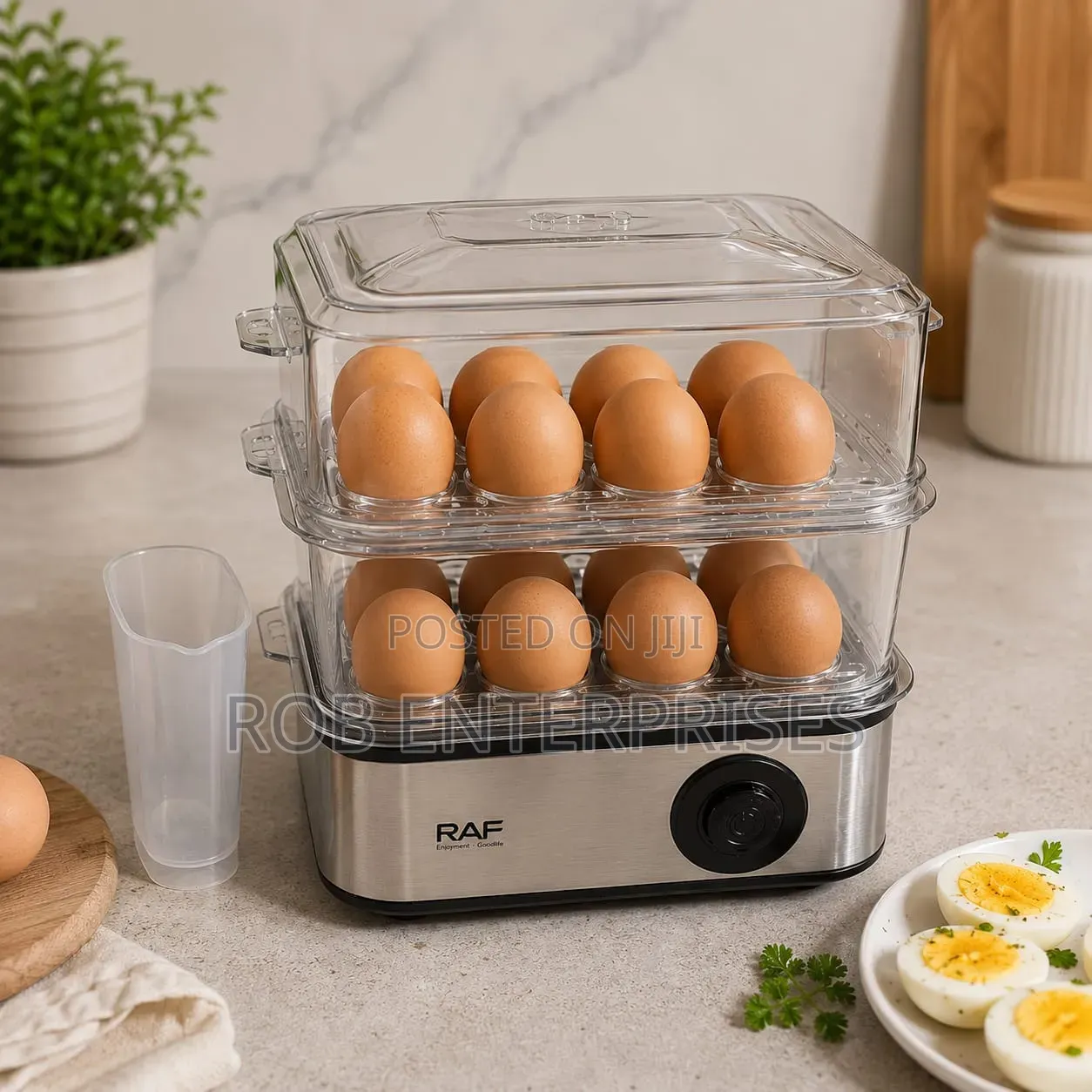 16 Eggs RAf Double Egg Boiler