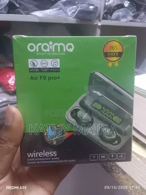 Oraimo Earpods,True -Wireless Free Pods, Superior Sound Air F9 Pro +.