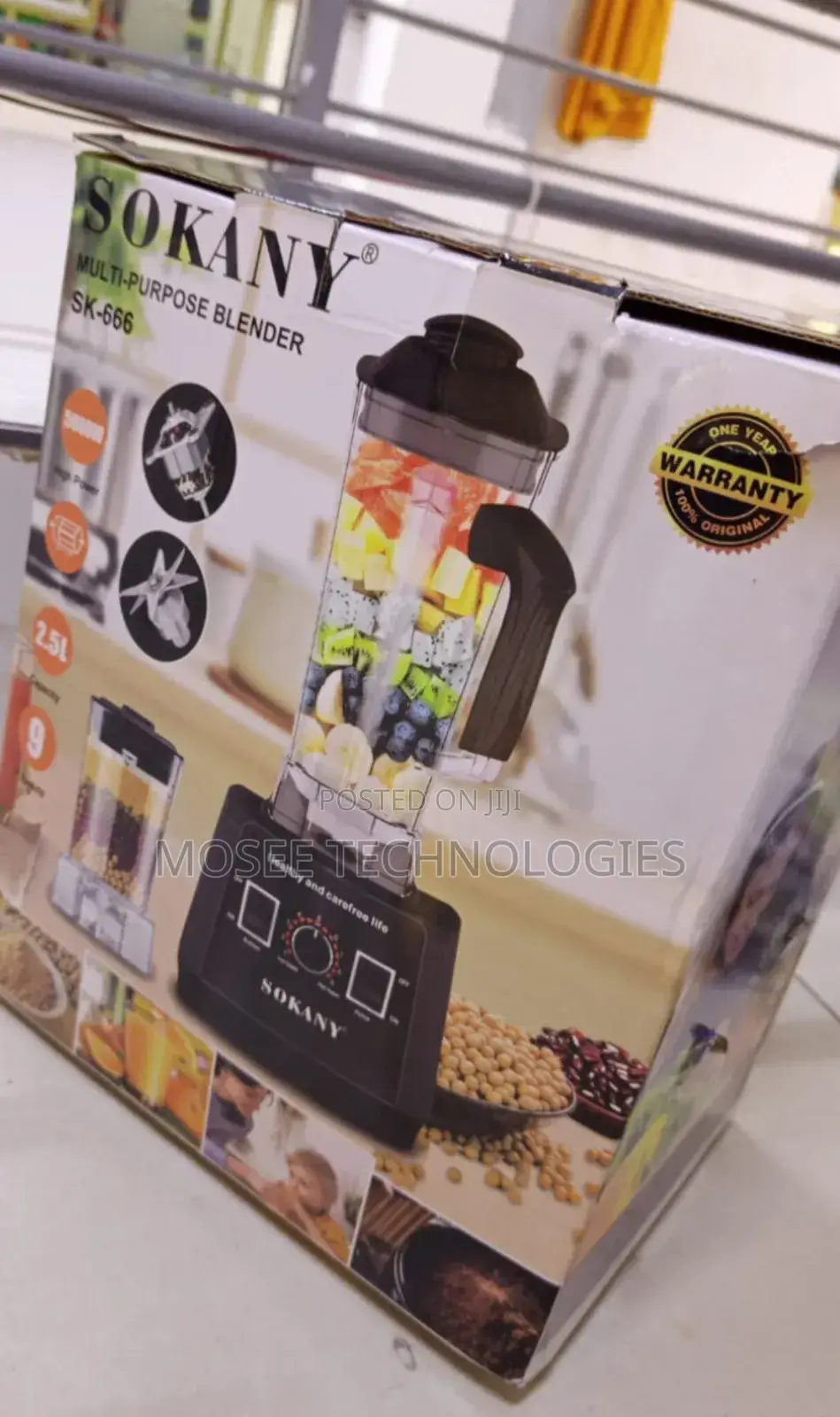 Sokany Professional Commercial Blender 4500W