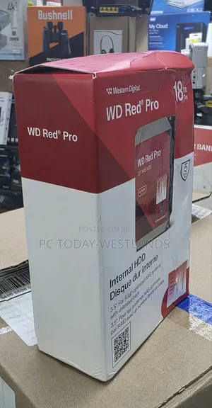 Western Digital 18tb Red Pro 7200 RPM Sata Iii 3.5" Internal Nas HDD