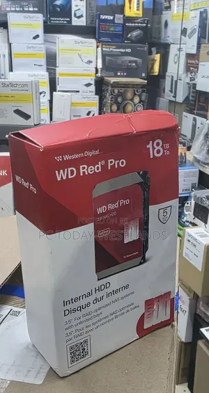 Western Digital 18tb Red Pro 7200 RPM Sata Iii 3.5" Internal Nas HDD