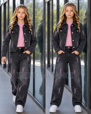 3pc Denim Girls Set