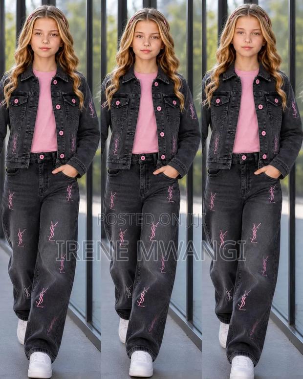 3pc Denim Girls Set - thumbnail 2