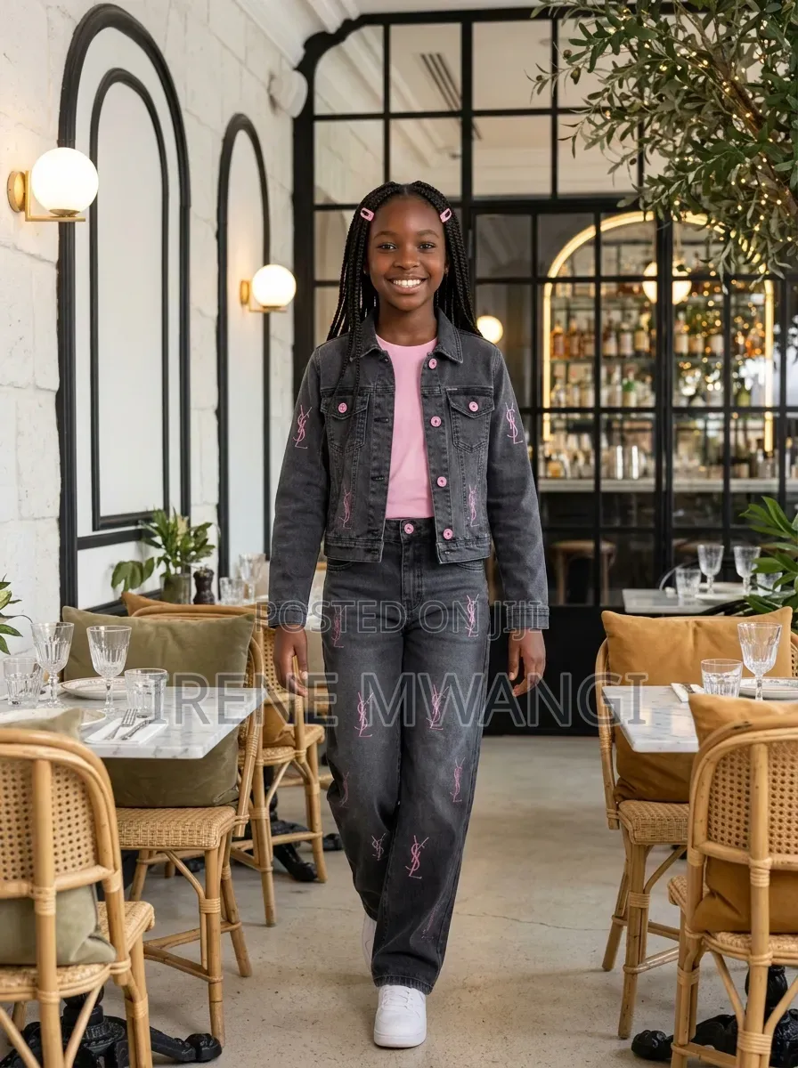 3pc Denim Girls Set