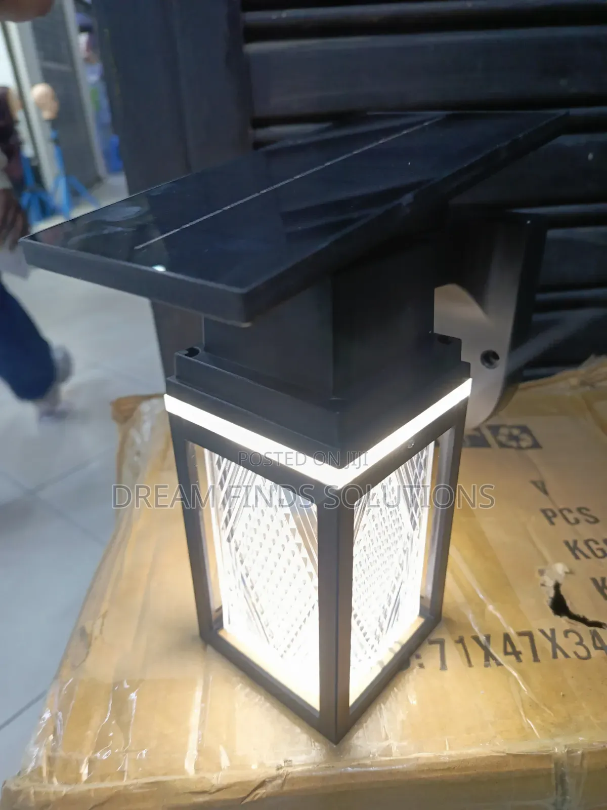 Prismatic Crystal Outdoor Solar Lantern