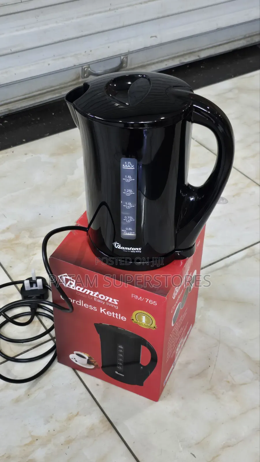 Ramtons Electric Cordless Kettle RM/765