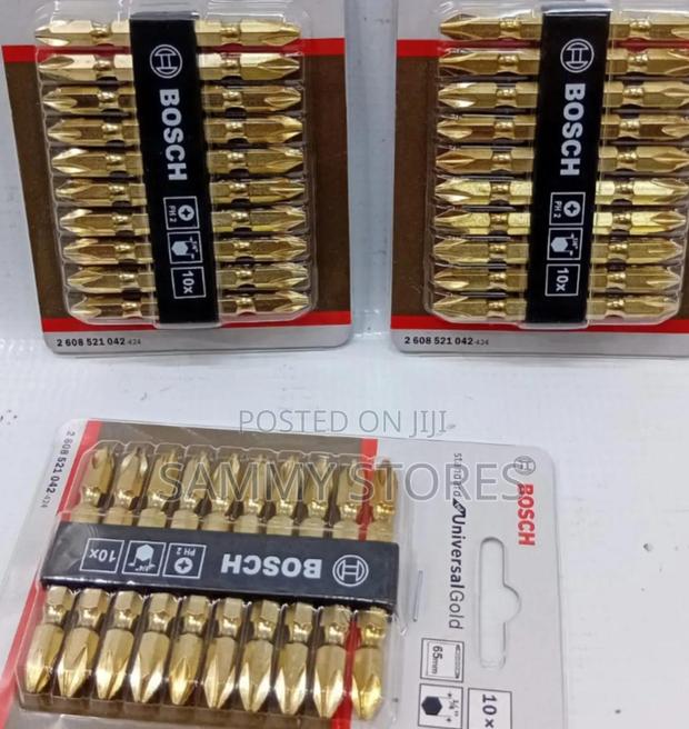 Bosch Gold Impact Screwdriver Bits - main view