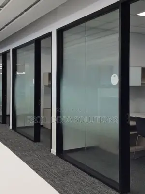 Gradient Frosted Window Film - White Ombre Glass Privacy Sticker