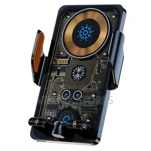 90° Dual Motor Roatate Wireless Charging Car Phone Mount-F18