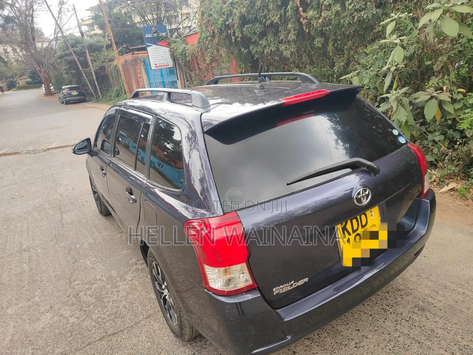 Toyota Corolla Fielder 2014 Black