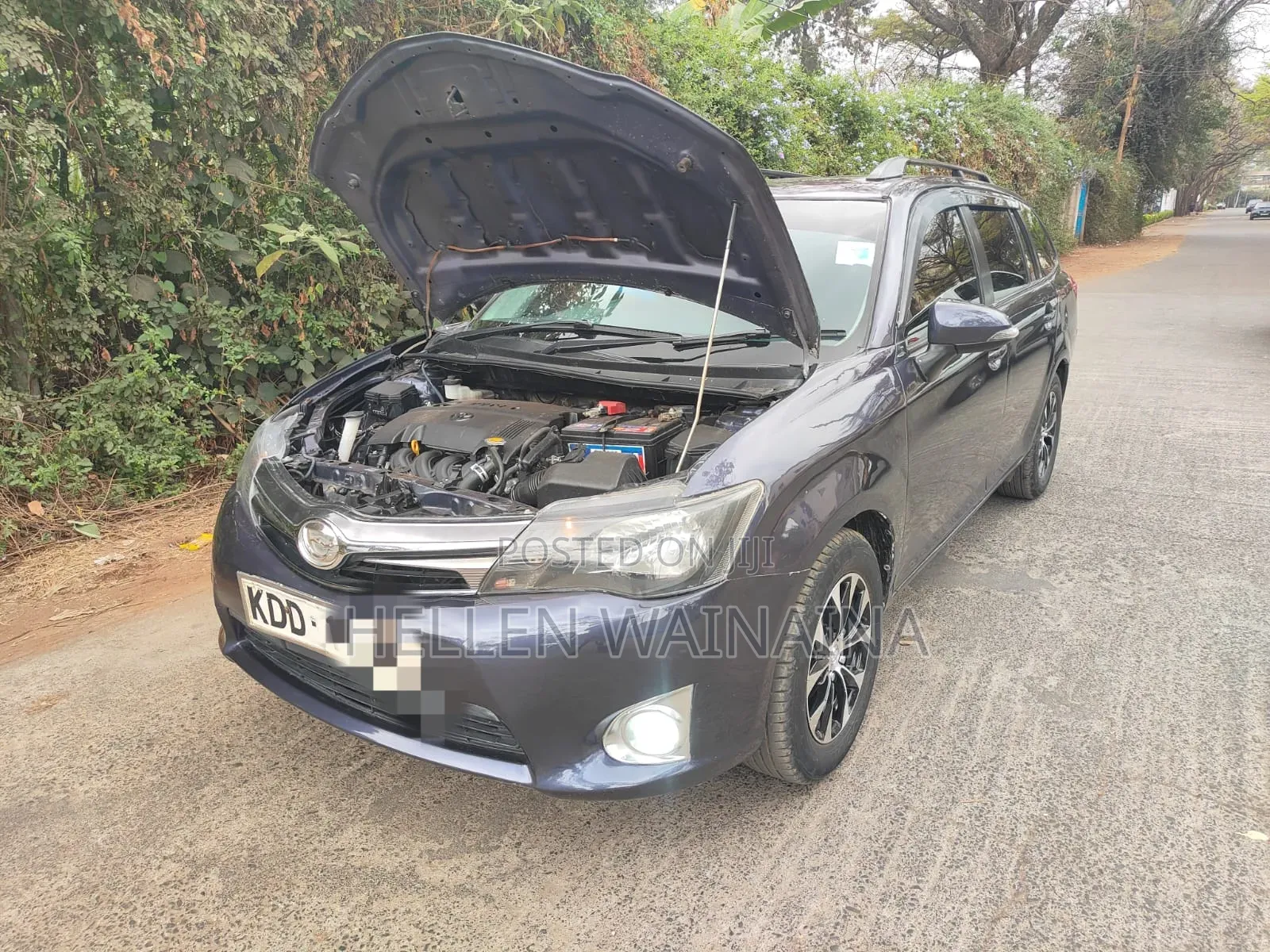 Toyota Corolla Fielder 2014 Black