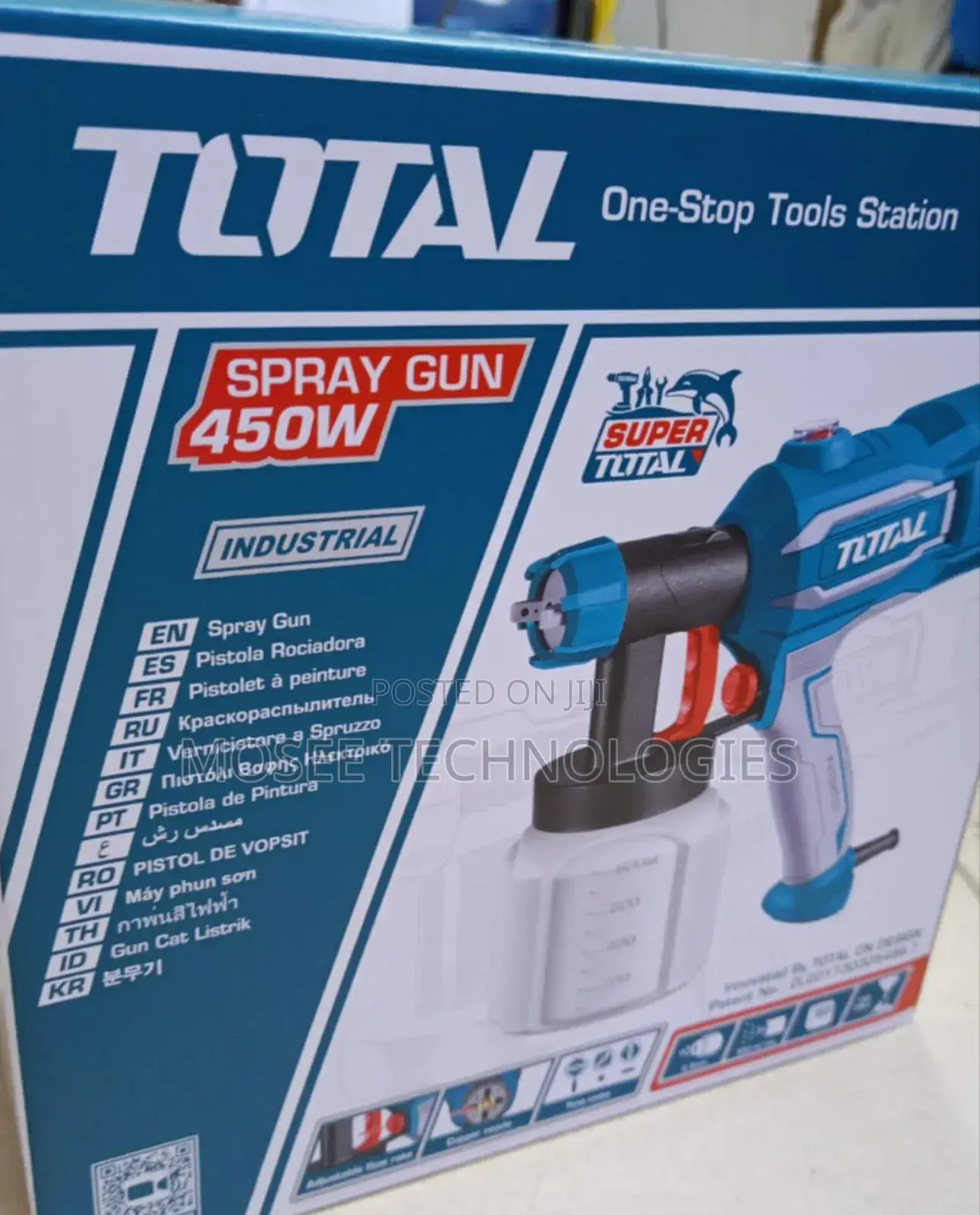 Total 450W Electric Paint Spray Gun