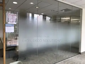 White Ombre Window Film - Decorative Gradient Frosted Glass Vinyl