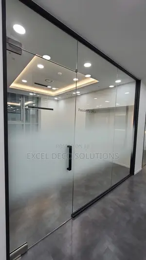 White Ombre Window Film - Decorative Gradient Frosted Glass Vinyl