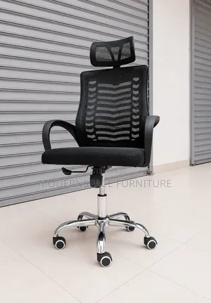 Head Support Mesh Office Chair