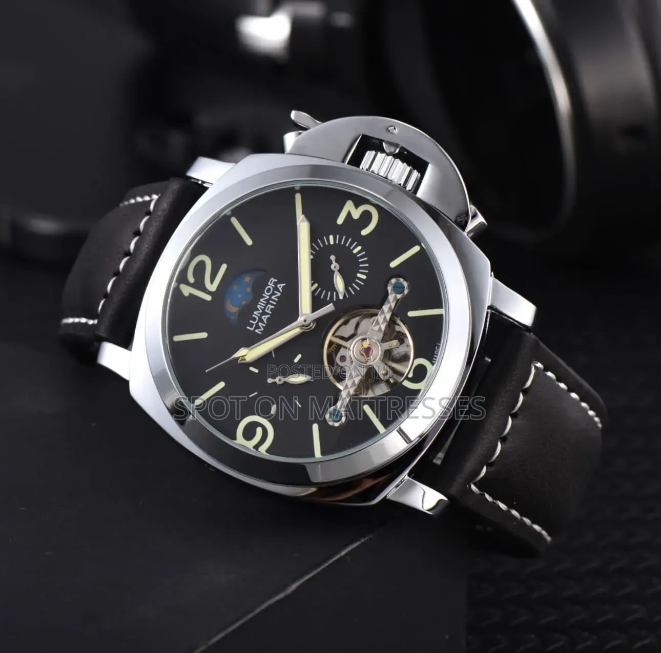 Legit N' Classy! Panerai Automatic Gents Watch. Colour Black and Brown