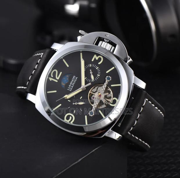 Legit N' Classy! Panerai Automatic Gents Watch. Colour Black and Brown