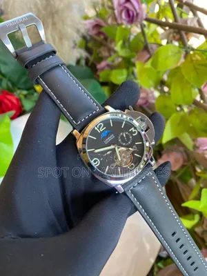 Legit N' Classy! Panerai Automatic Gents Watch. Colour Black and Brown