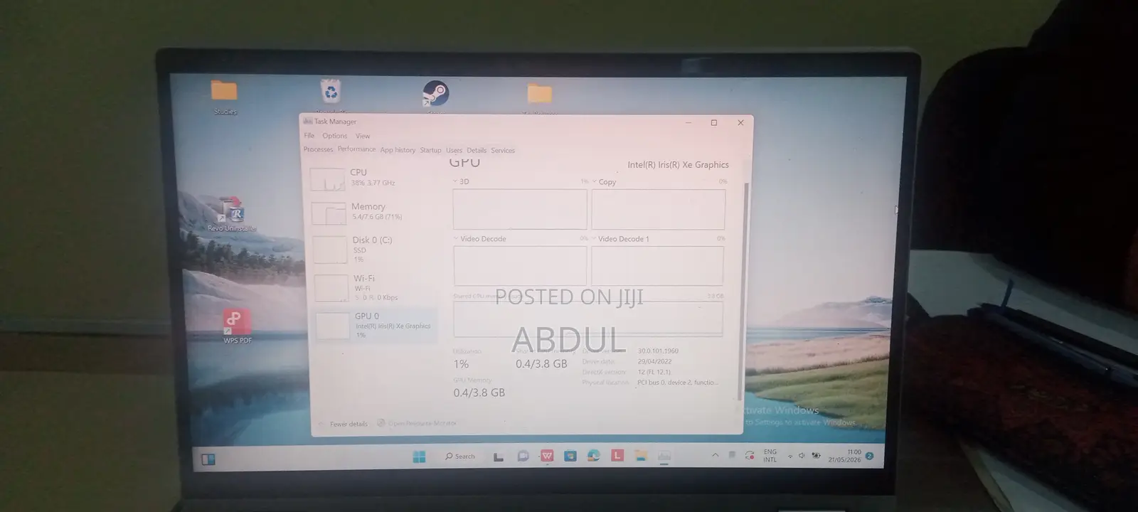 Laptop Lenovo Flex 5 8GB Intel Core i7 SSD 512GB