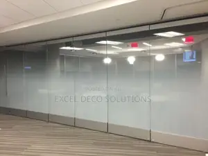 Translucent Gradient Window Film - White Fade Glass Decor Film