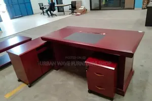 Mahogany Heavy Duty Office Desk