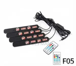 Car Interior LED Strip Lights RGB Remote Control.