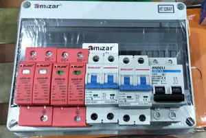 12 Way Combiner Box -(2)spd Protector -(2) 63A DC Breaker - AC Breaker