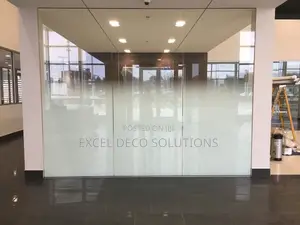 Gradient Window Film Per Meter - White Frosted Ombre Glass Film