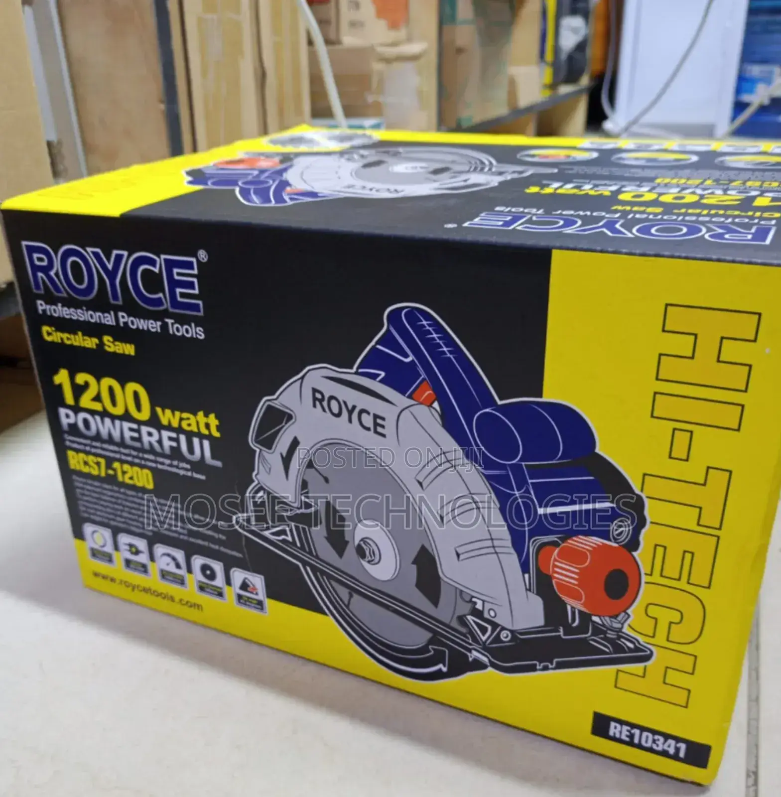 Royce Portable Circular Saw – Durable Woodworking Power Tool