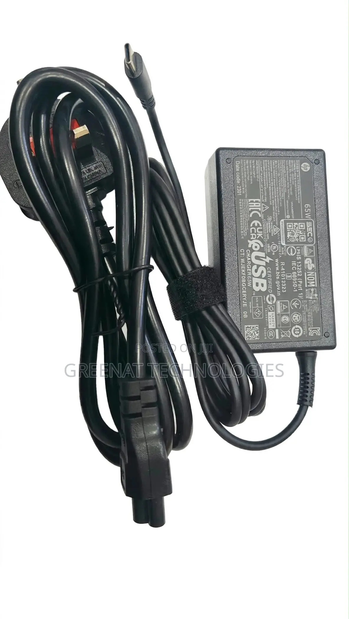 HP 65W Type C Laptop Charger